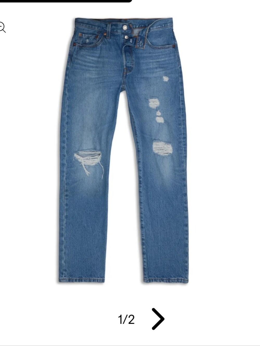 LEVI 501 Women's Original Jeans - Boyfriend Straight Women's Size 30"